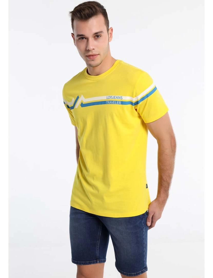 Lois - T-Shirt Homem Amarelo