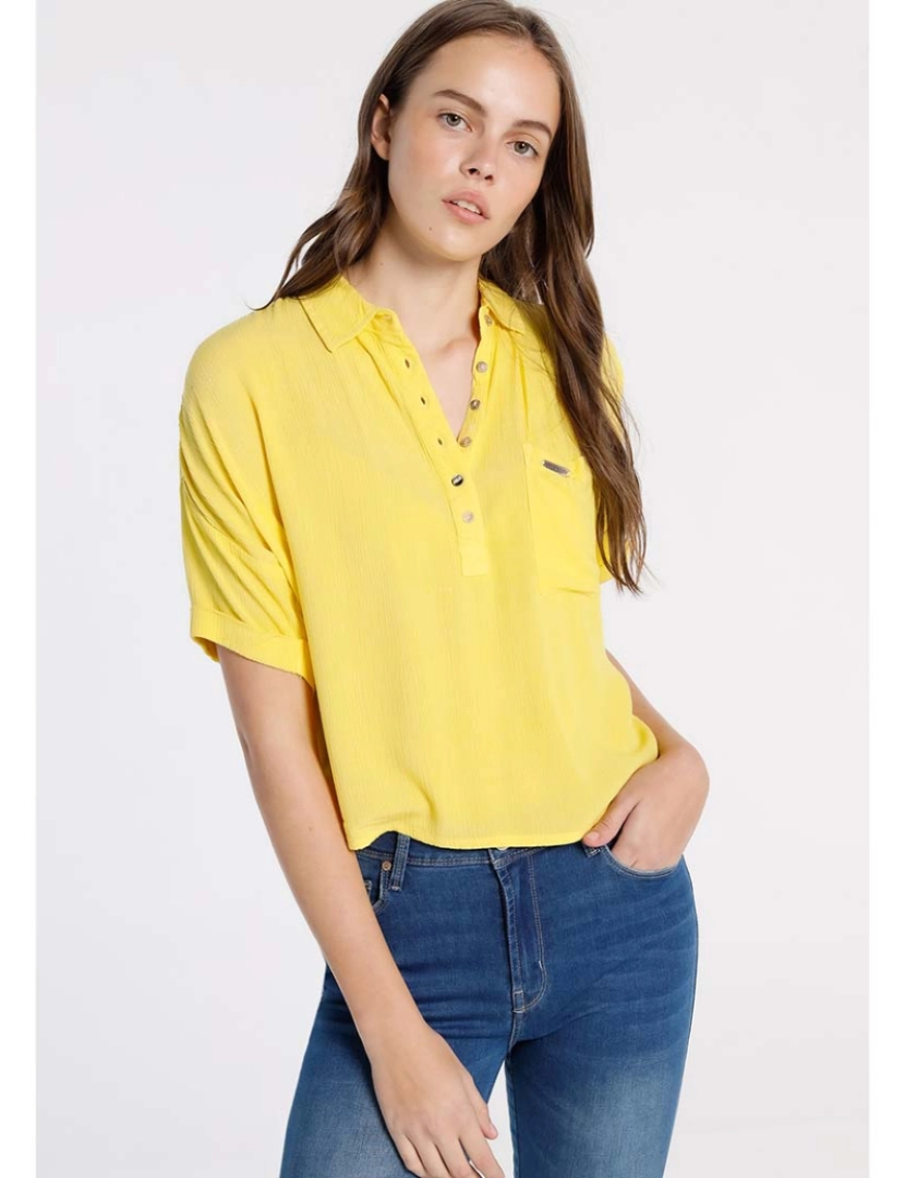 Lois - Camisa Senhora Amarelo