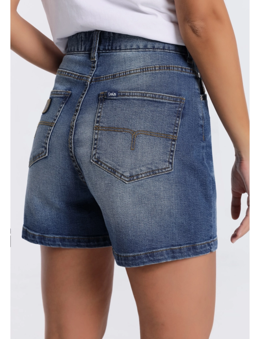 imagem de Lois Jeans - Jean Shorts | High Rise - Mom | Size Inches3