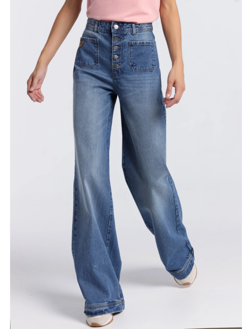 Lois Jeans - Lois Jeans - Jeans | High Rise - Wide Leg | Size Inches