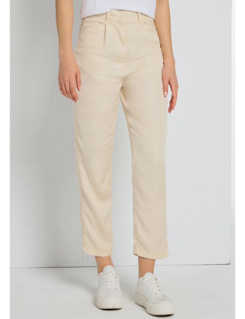 Lois Jeans - Lois Jeans - Chino Pants | High Rise - Loose Pleat | Size Inches