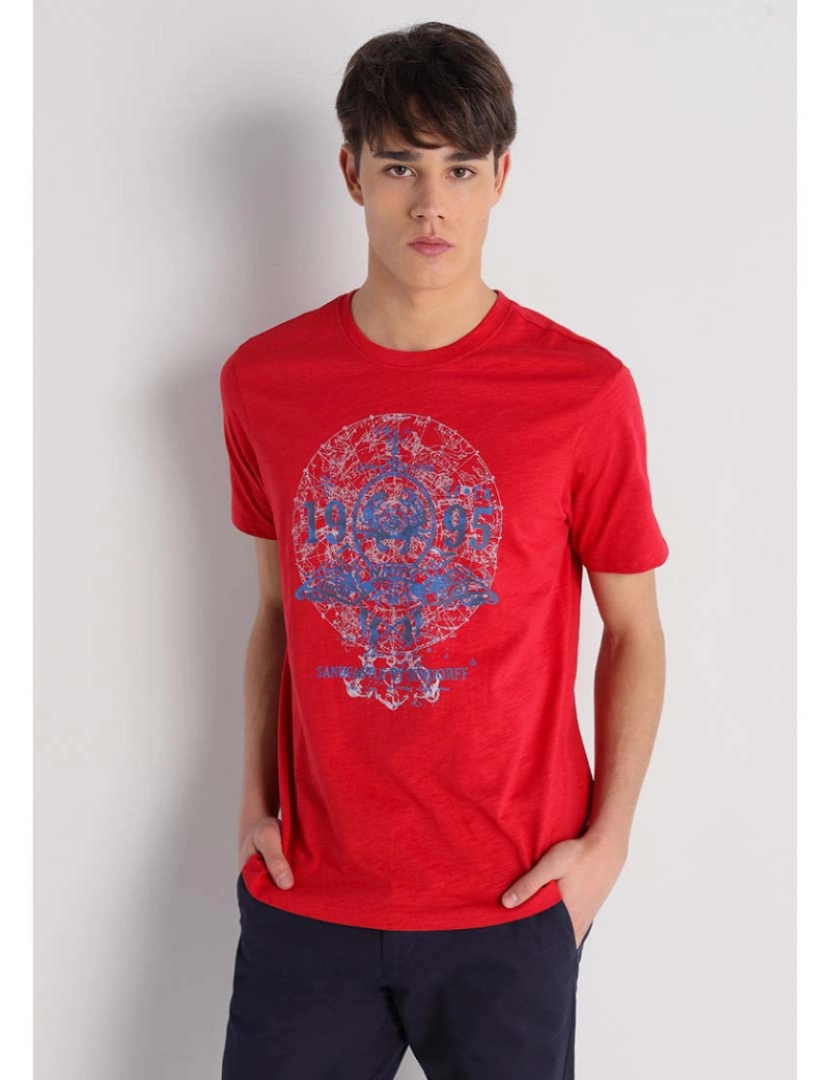 Bendorff - T-Shirt Homem Vermelho