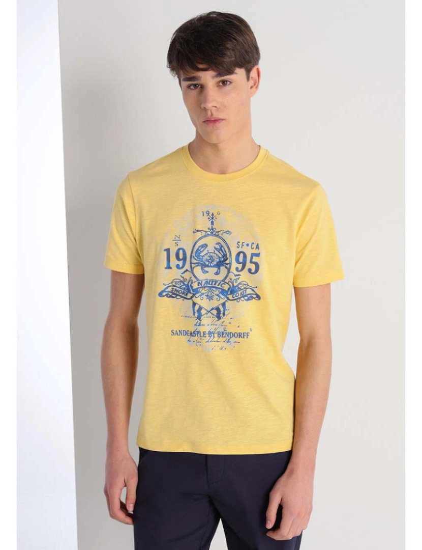 Bendorff - T-Shirt Homem Amarelo
