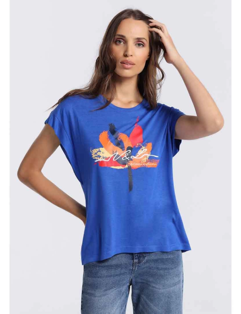 Victorio & Lucchino - T-Shirt Senhora Azul