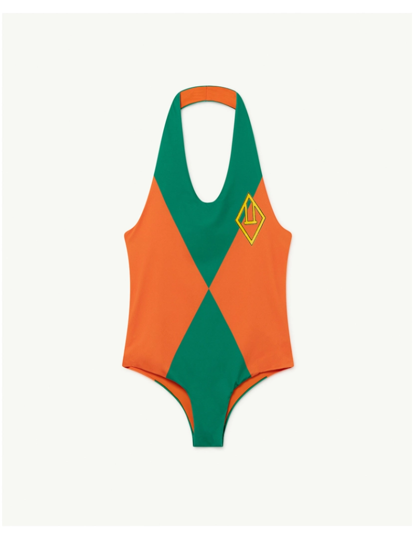 The Animals Observatory - Fish Kids Swimsuit Triângulos Laranja 2 Anos