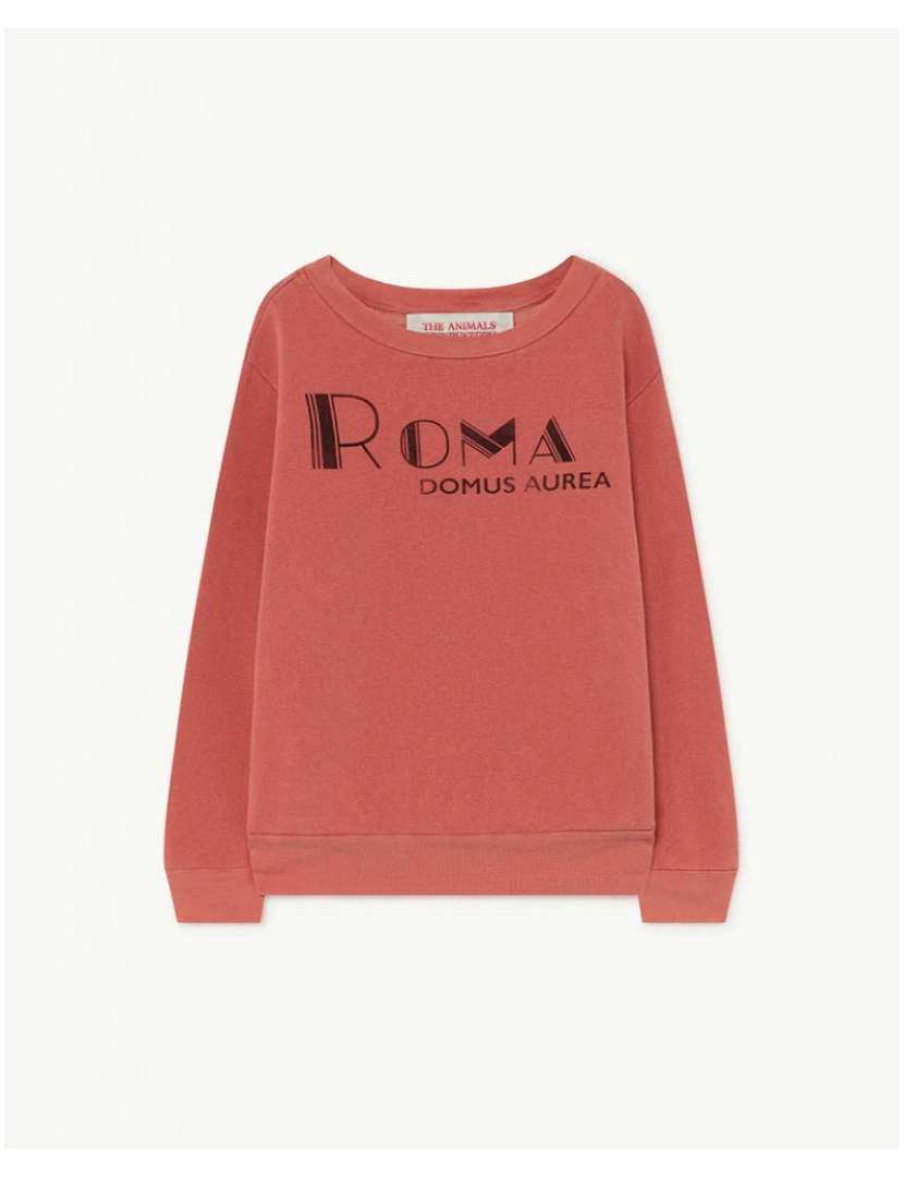 The Animals Observatory - Bear Kids+ Sweatshirt Vermelho Roma