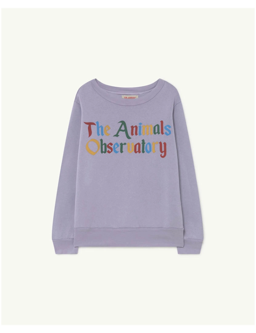 The Animals Observatory - Bear Kids+ Sweatshirt Roxo Suave The Animals