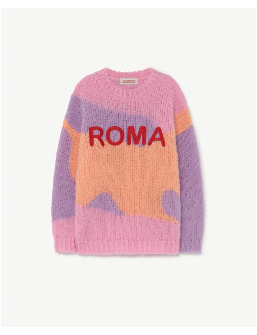 The Animals Observatory - City Bull Kids+ Sweater Rosa Roma