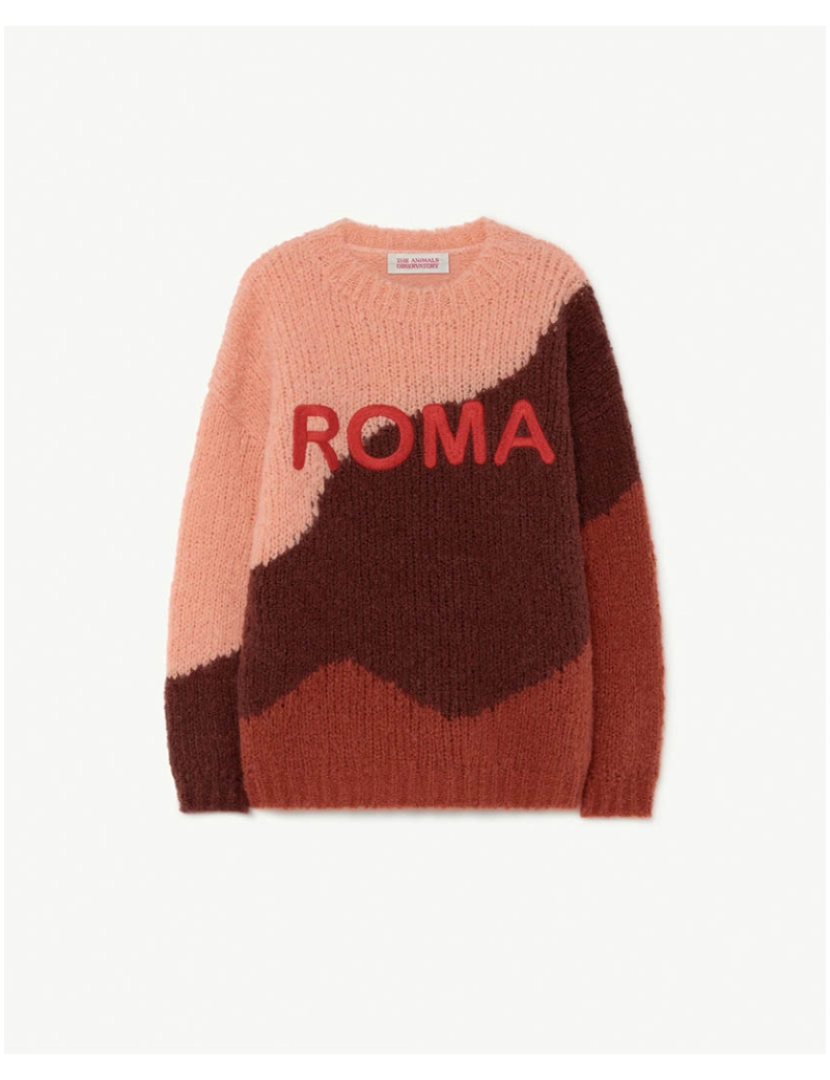 The Animals Observatory - City Bull Kids+ Sweater Marrom Roma