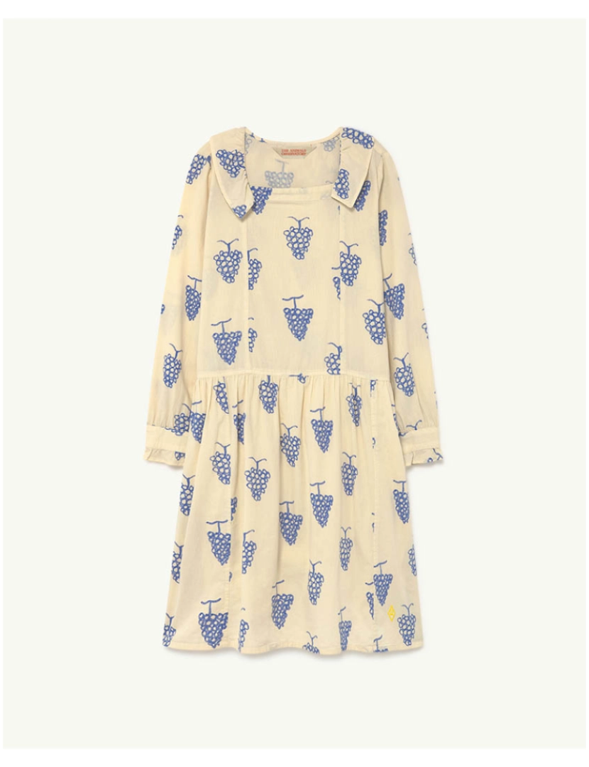 The Animals Observatory - Vestido Tartaruga Kids Uvas Brancas