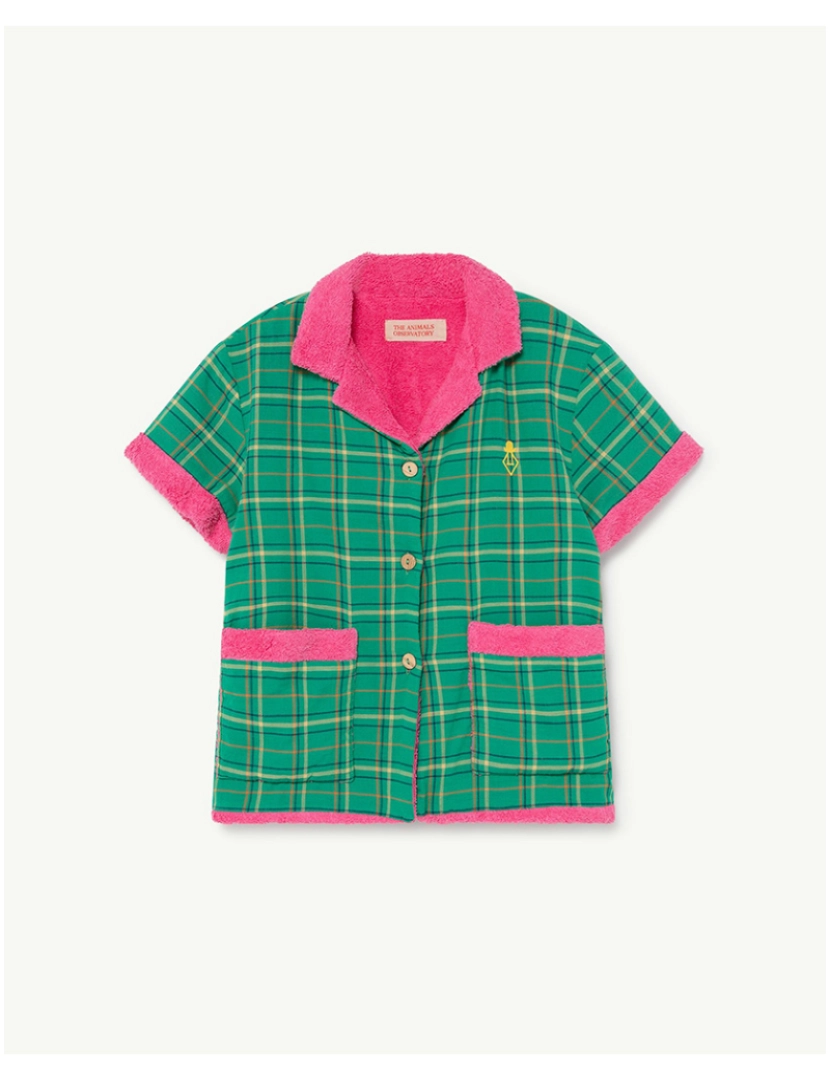 The Animals Observatory - Camisa Kids Whale Logo Verde