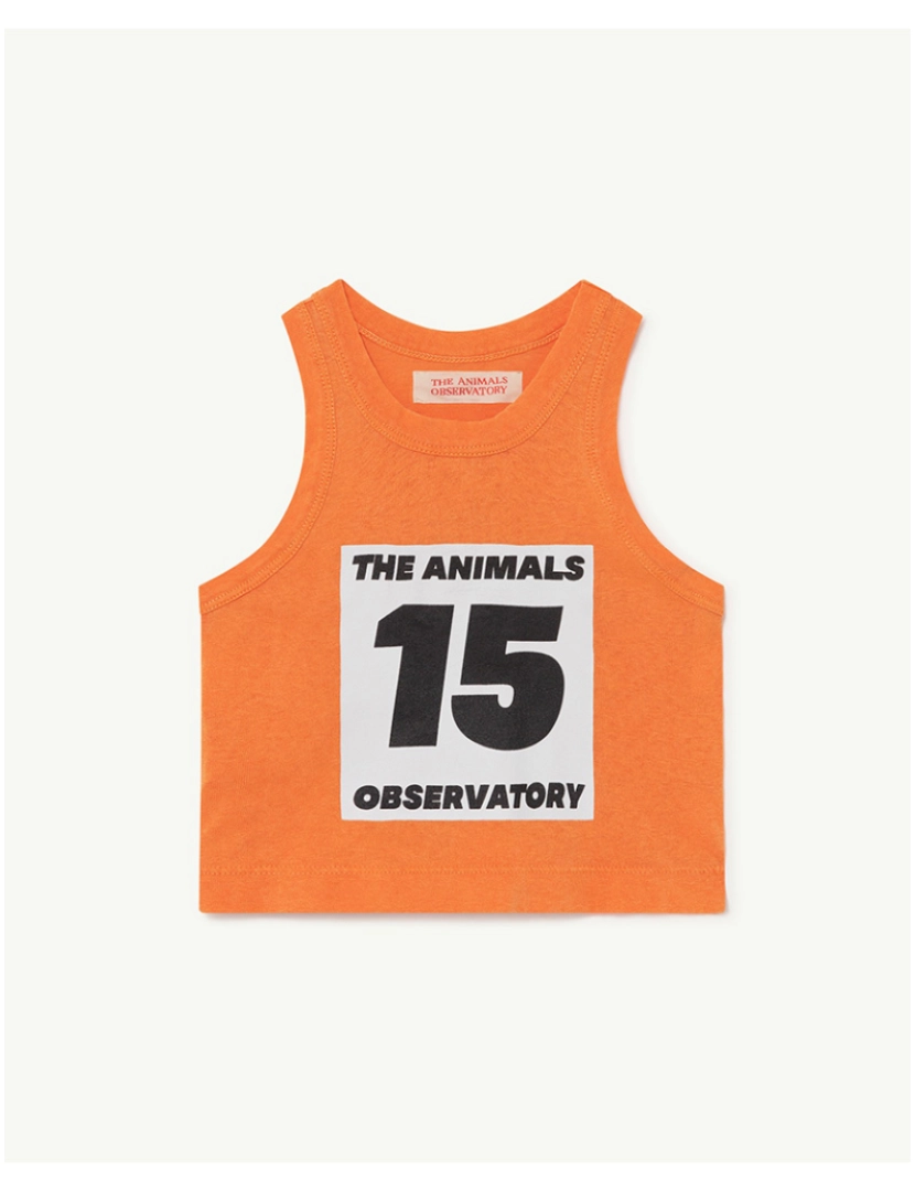 The Animals Observatory - T-Shirt Bebê Tank Frog Laranja 15