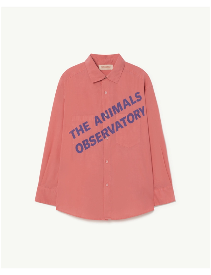 The Animals Observatory - Camisa Wolf Kids+ Pink_Purple Observatório De Animais