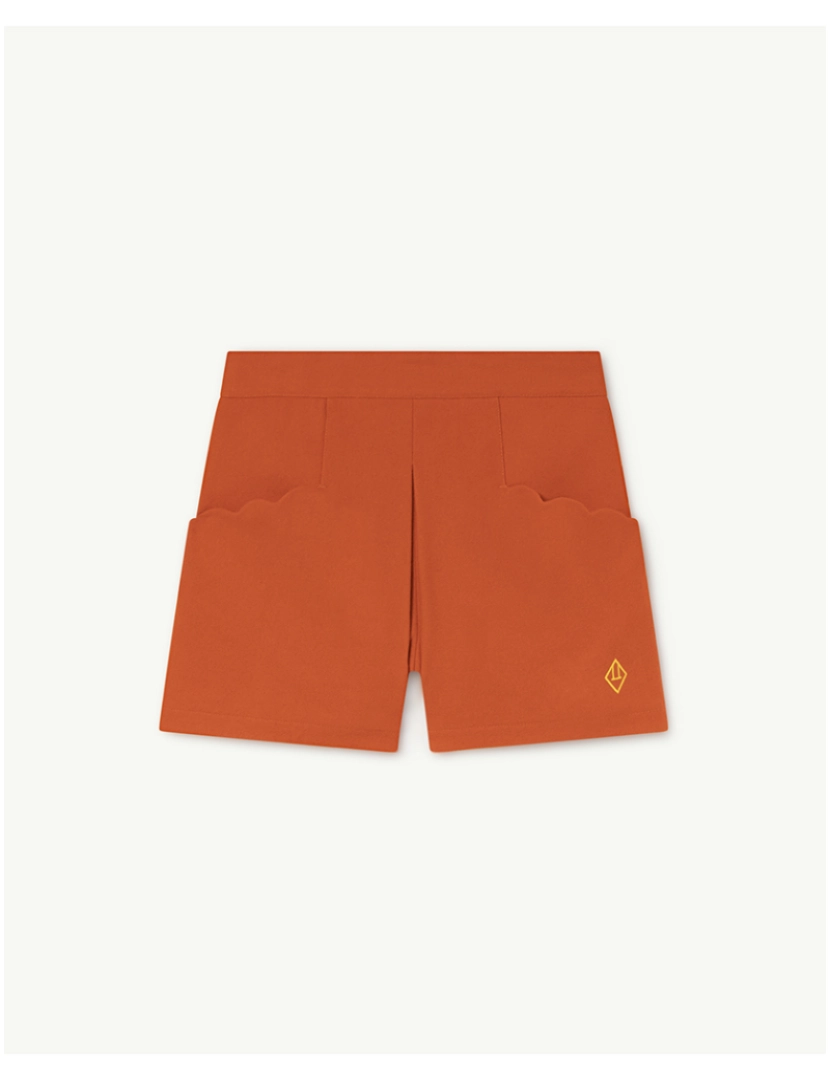 The Animals Observatory - Monkey Kids Bermudas Orange_Logo