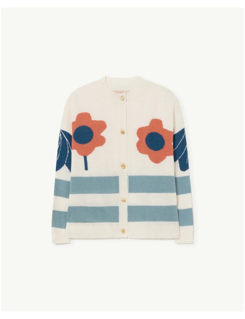 The Animals Observatory - Toucan Kids Cardigan Branco