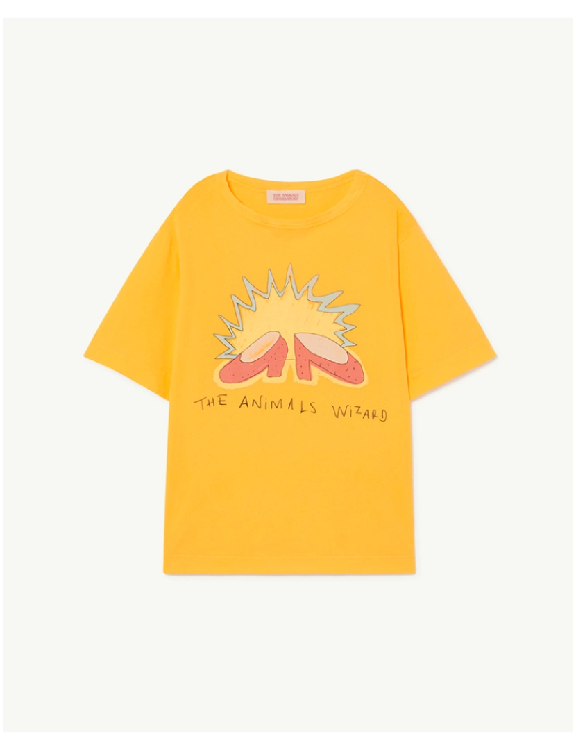 The Animals Observatory - T-Shirt Galo Oversize Kids+ Amarelo