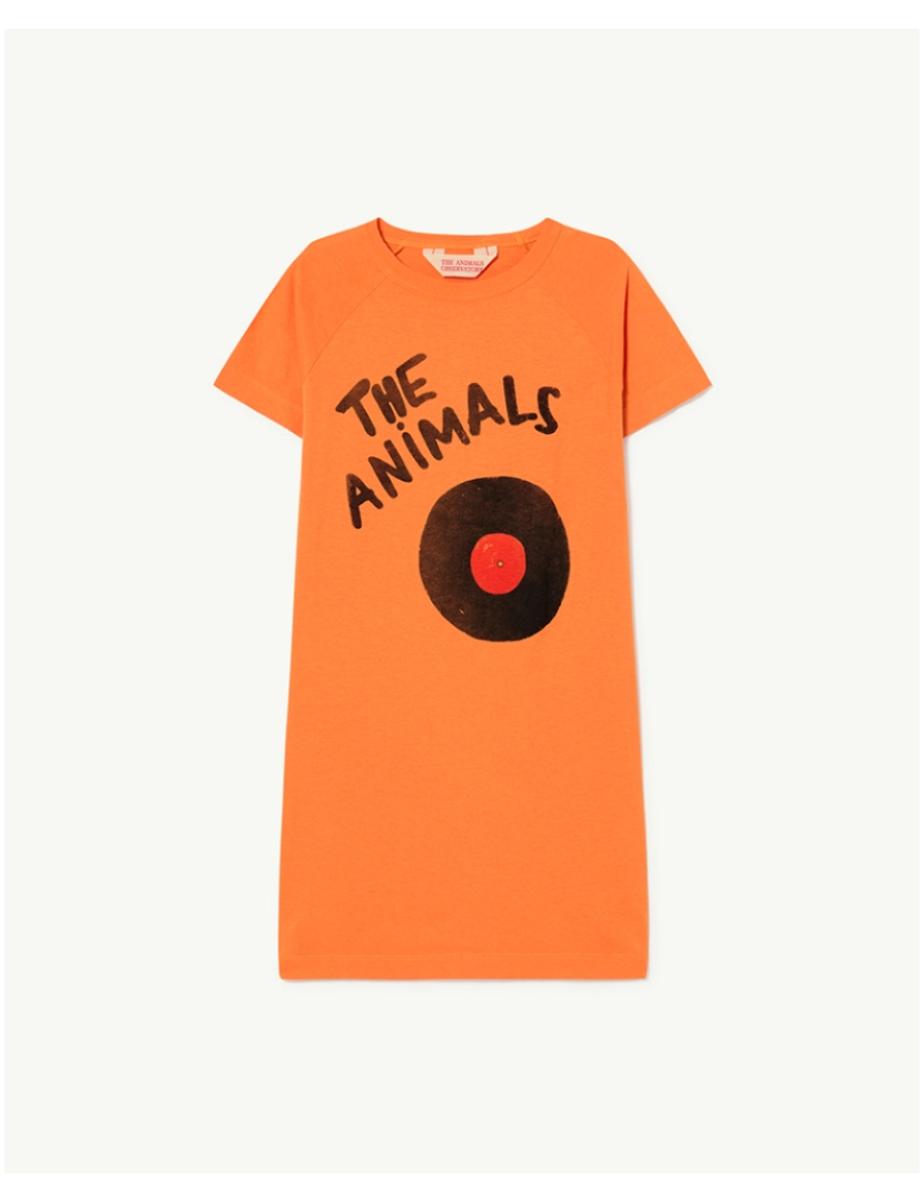 The Animals Observatory - Vestido Gorilla Kids Laranja