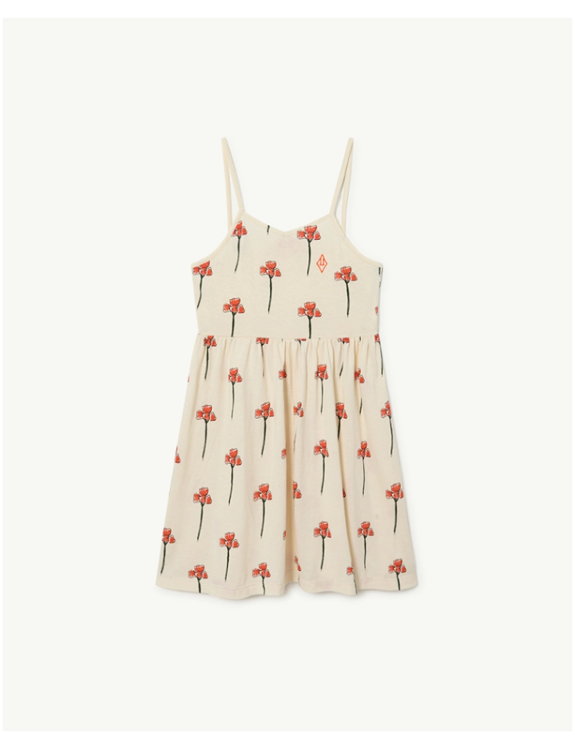 The Animals Observatory - Vestido Lontra Kids Branco