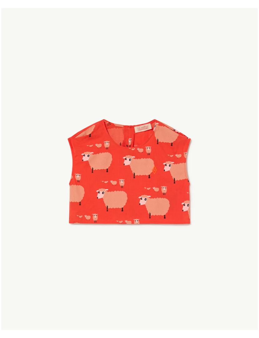 The Animals Observatory - Camisa Kids Babuon Vermelho