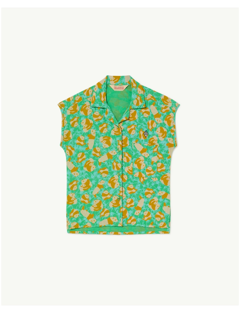 The Animals Observatory - Camisa Kangaroo Kids+ Verde