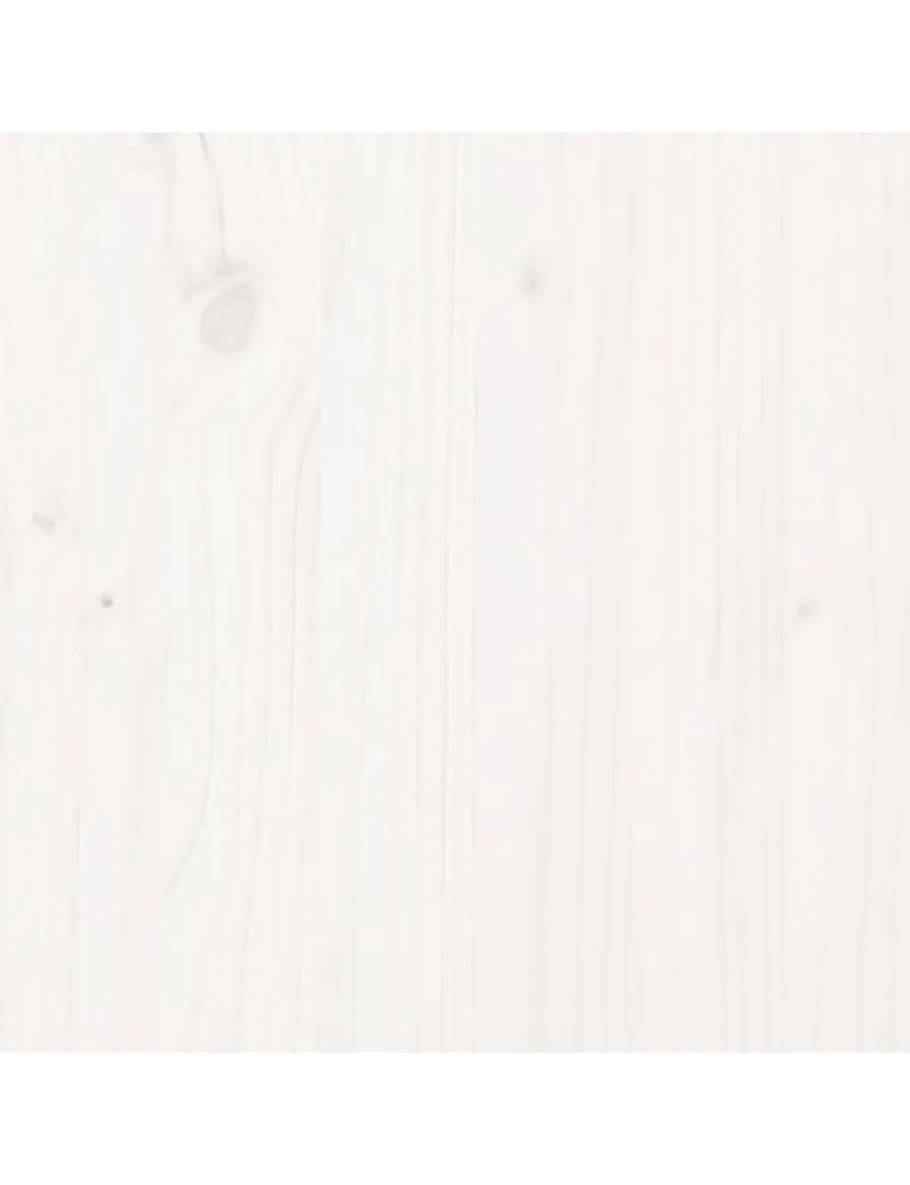 imagem de Beliche，Cama Individual 75x190 cm madeira de pinho maciça branco CFW660687