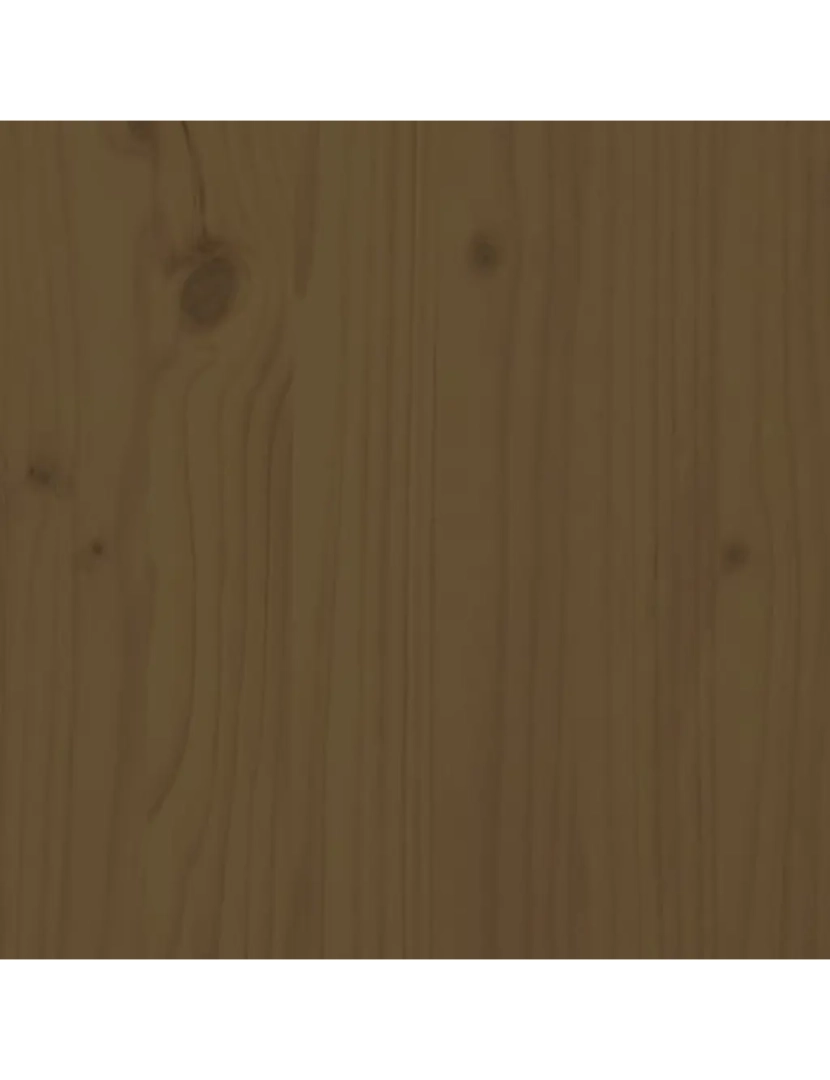 imagem de Beliche，Cama Individual 90x200 cm madeira de pinho maciça castanho mel CFW716147