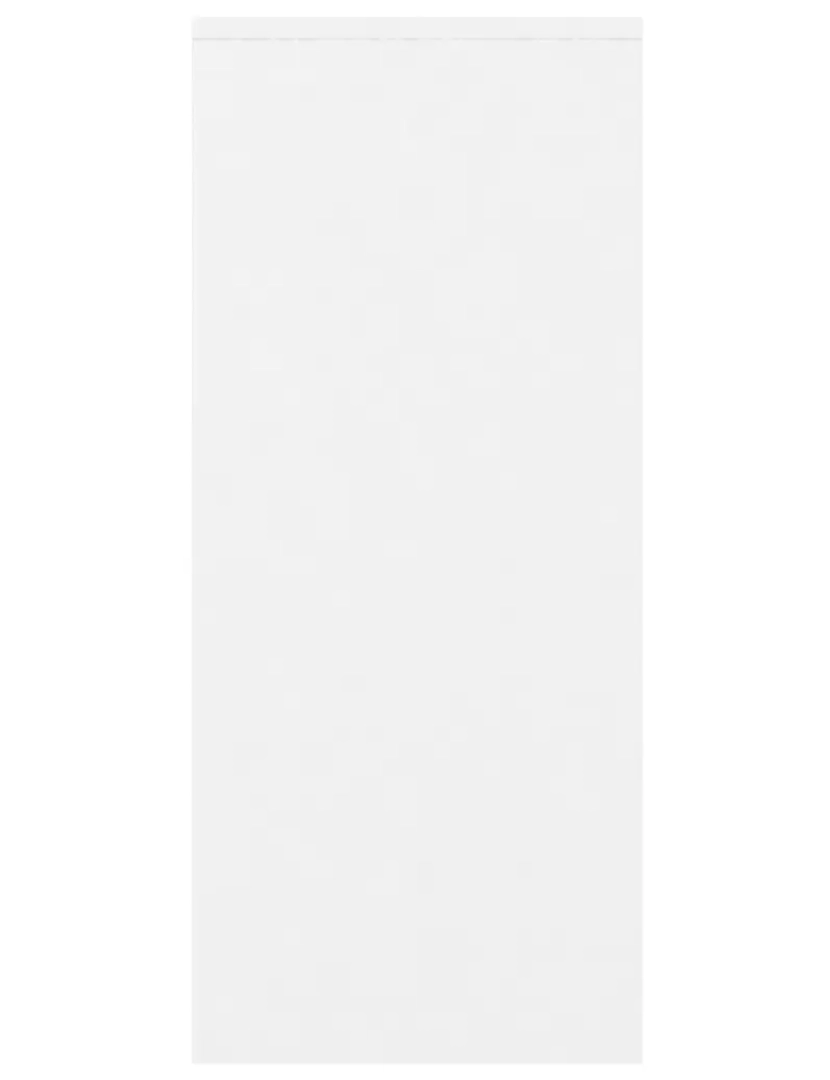 imagem de Aparador，Armário de Armazenamento 102x33x75 cm contraplacado branco CFW5321177