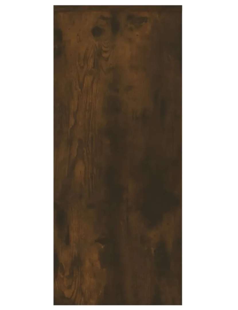 imagem de Aparador，Armário de Armazenamento 102x33x75 cm contraplacado cor carvalho fumado CFW8696357