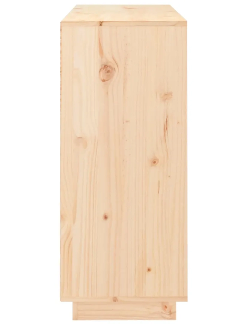 imagem de Aparador，Armário de Armazenamento 104,5x34x80 cm madeira de pinho maciça CFW5862307
