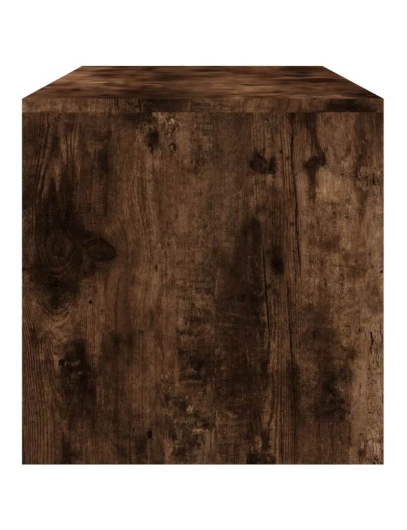 imagem de Mesa de centro，Mesa Auxiliar，Mesa de café 100x40x40 cm derivados madeira carvalho fumado CFW8472415