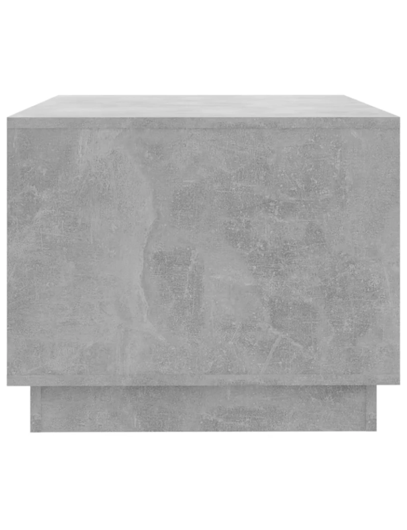imagem de Mesa de centro，Mesa Auxiliar，Mesa de café 102,5x55x44 cm contraplacado cinzento cimento CFW4555126