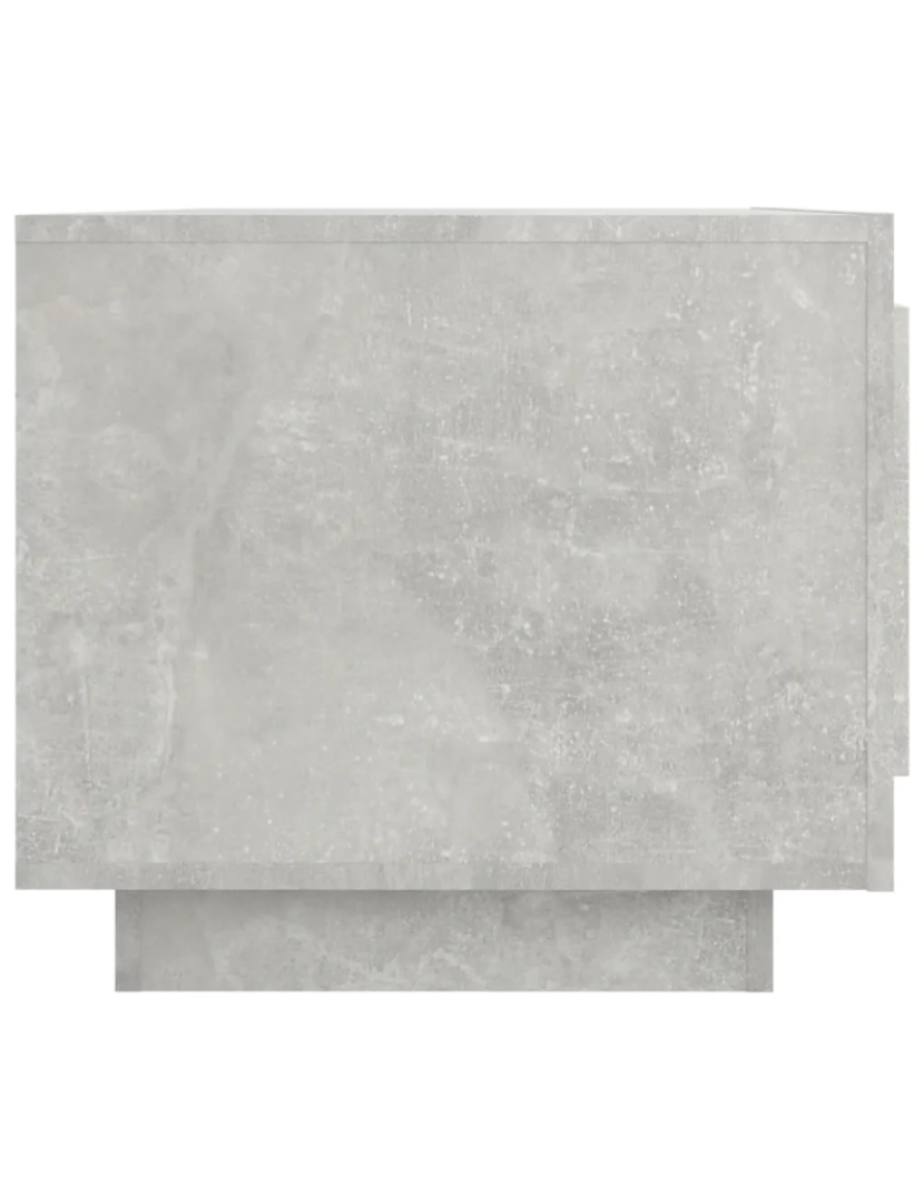 imagem de Mesa de centro，Mesa Auxiliar，Mesa de café 102x50x45 cm madeira processada cinza cimento CFW5631294