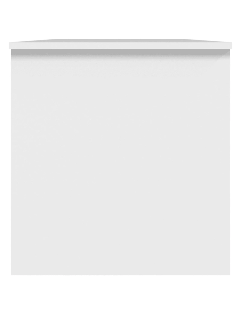imagem de Mesa de centro，Mesa Auxiliar，Mesa de café 102x50x52,5 cm madeira processada branco CFW2172227