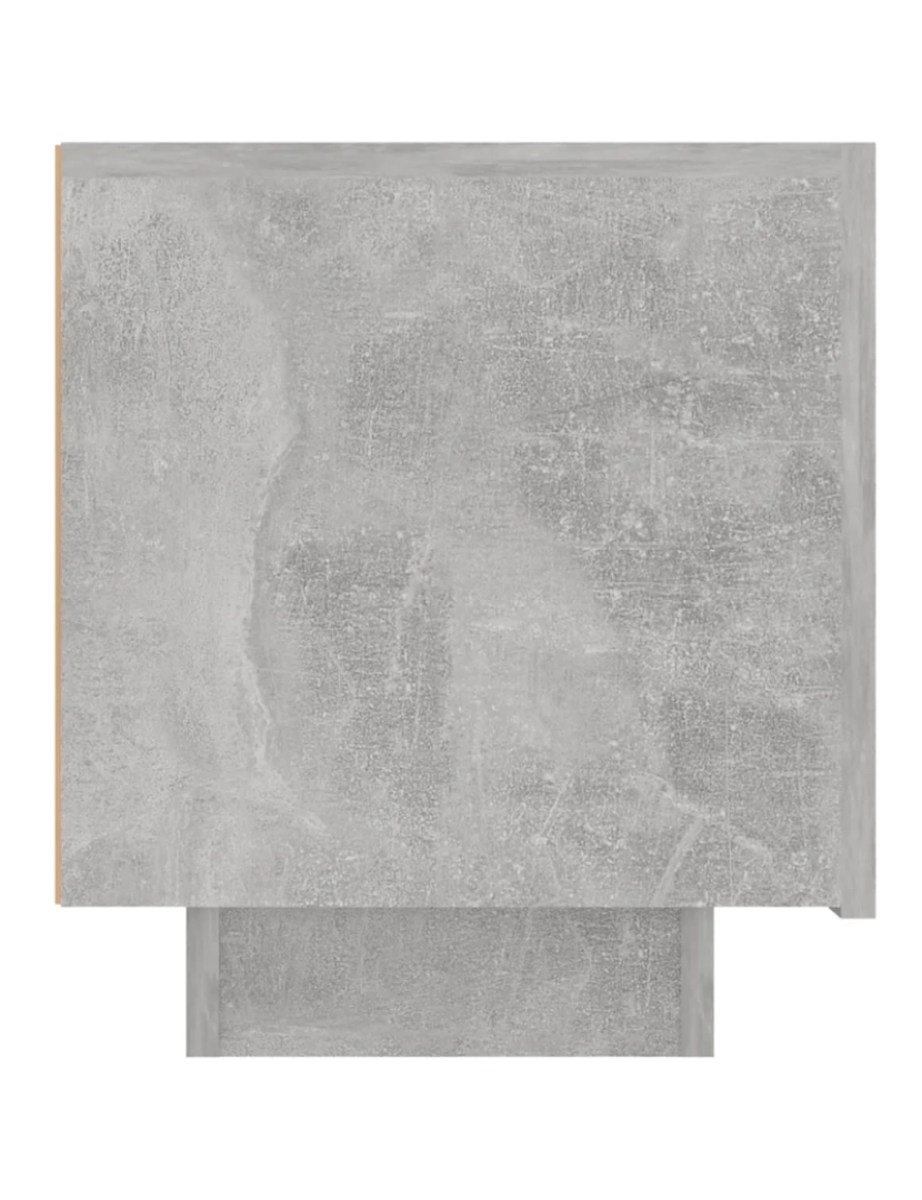 imagem de Mesa de cabeceira | Mesa Auxiliar Moderna | Criado-mudo 100x35x40 cm contraplacado cinzento cimento CFW4093497