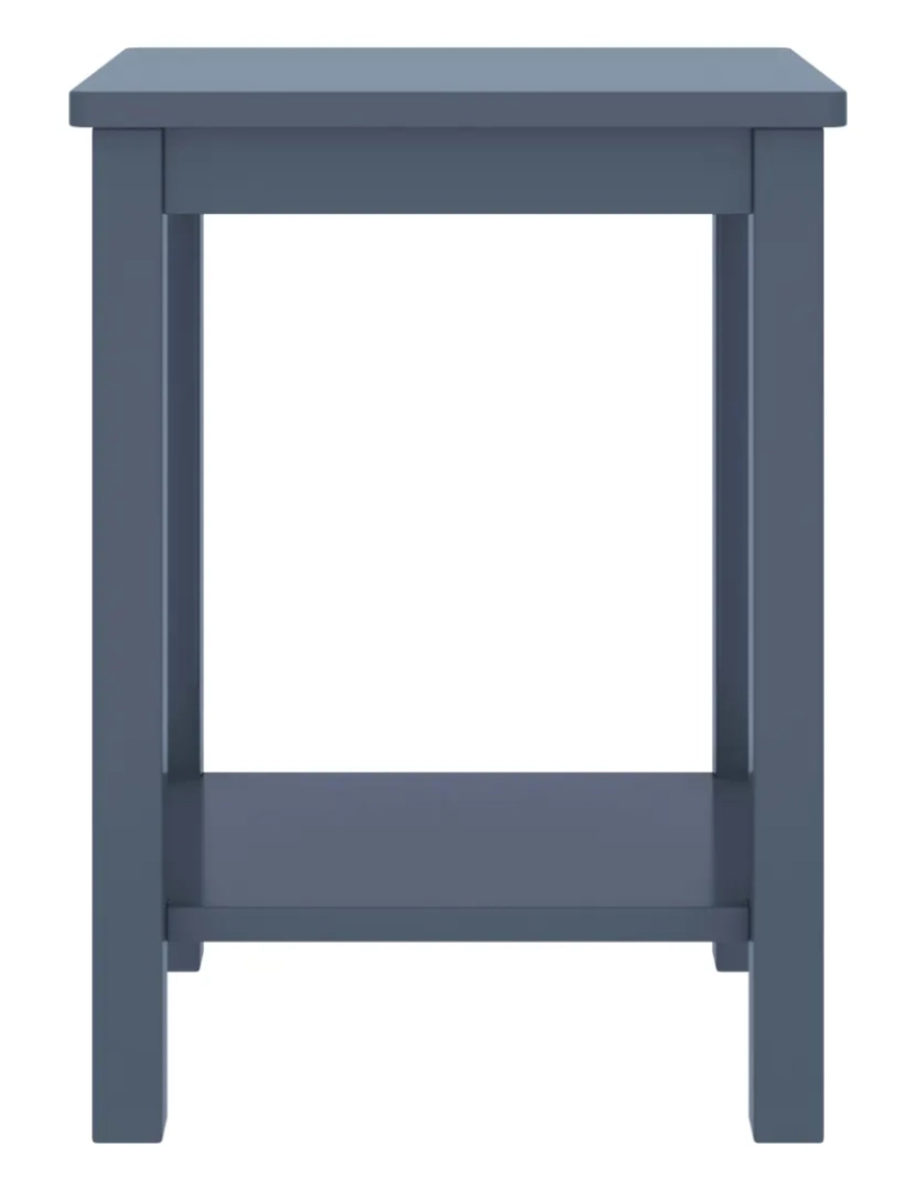 imagem de Mesa de cabeceira | Mesa Auxiliar Moderna | Criado-mudo 35x30x47 cm pinho maciço cinzento-claro CFW6403412