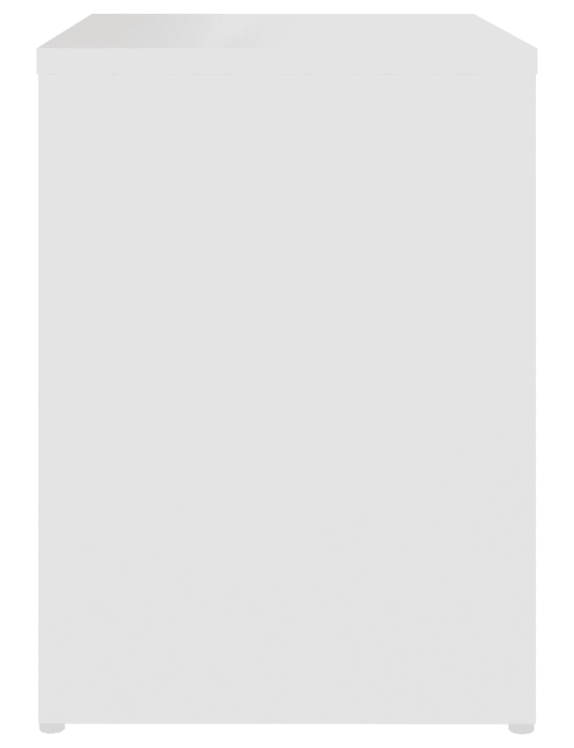 imagem de Mesa de cabeceira | Mesa Auxiliar Moderna | Criado-mudo 40x30x40 cm contraplacado branco CFW7628644