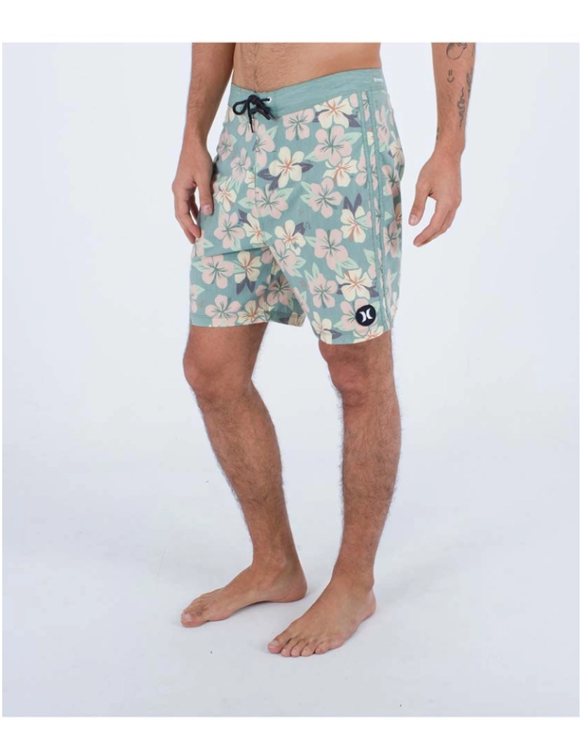 Hurley - Calções de Banho Homem Phntm Naturals Tlgt 18' Cilantro