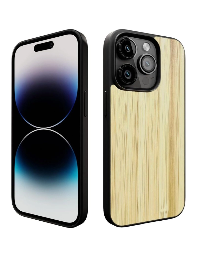 Antiimpacto! - Capa Madeira de Bambu para Iphone 11 Pro