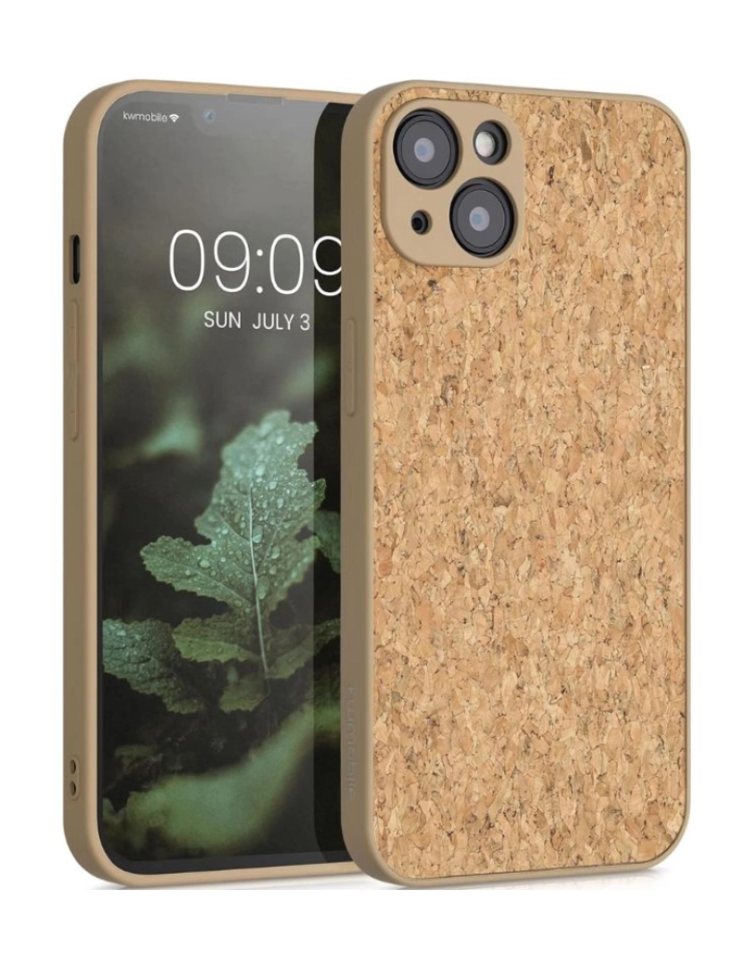 Antiimpacto! - Capa Em madeira cortiça para Iphone 8