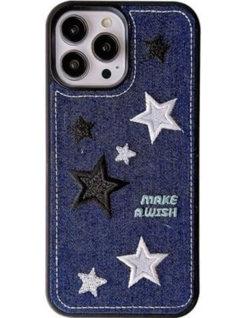 Antiimpacto! - Capa em Ganga Denim para Iphone 11 Coração