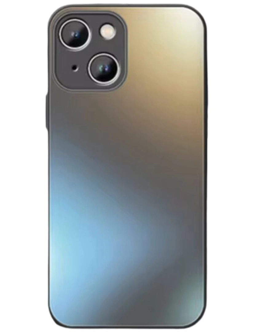 imagem de Capa em vidro mate para Iphone 11 Preto1