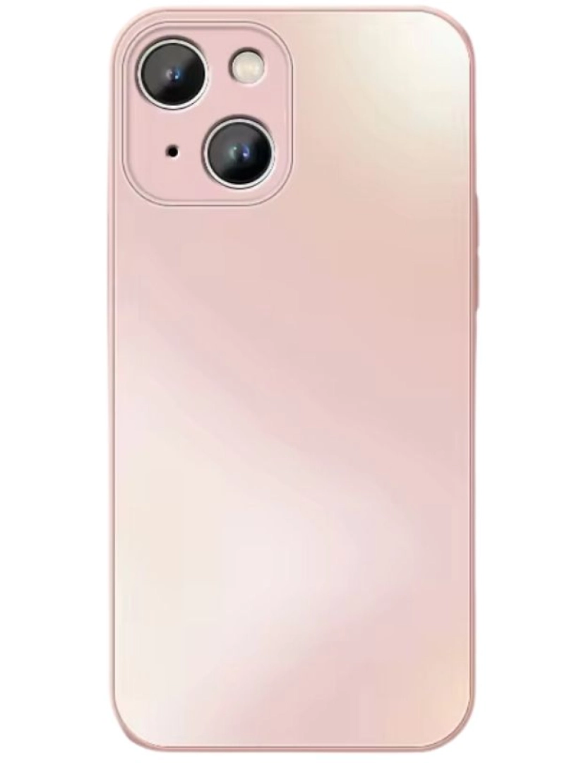 imagem de Capa em vidro mate para Iphone 11 Rosa1