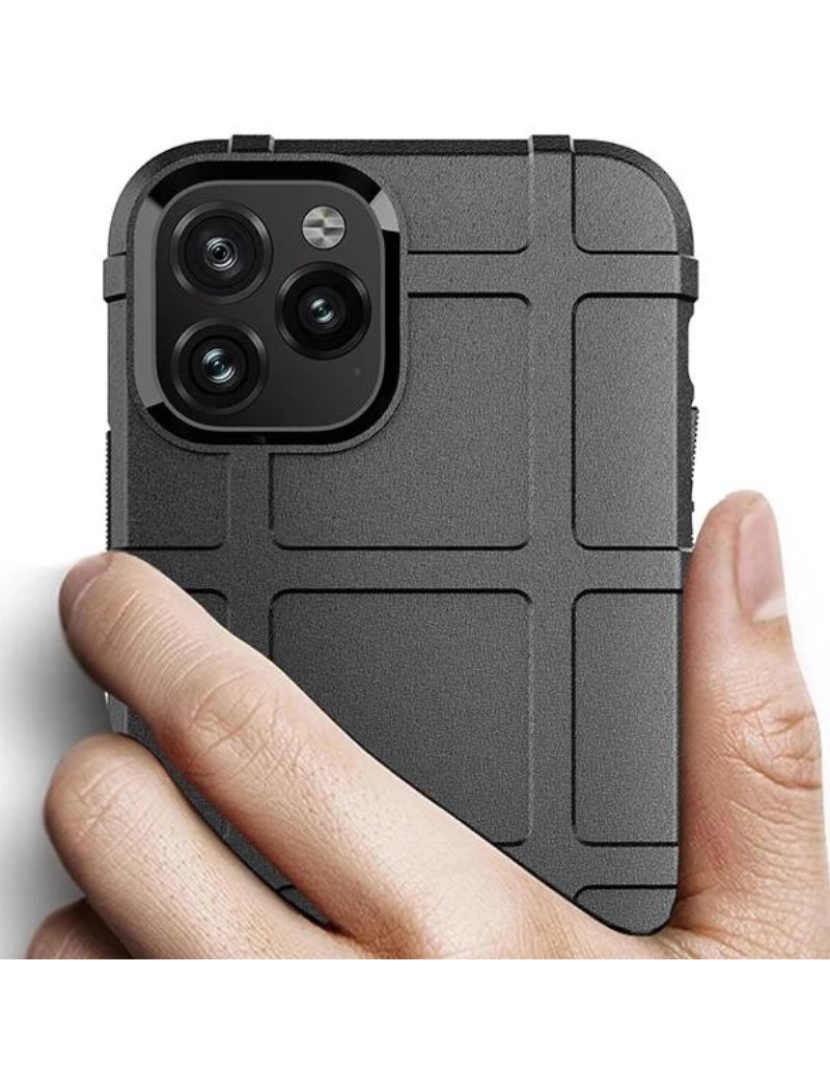 imagem de Capa Rugged Shield para Iphone 8 preto2