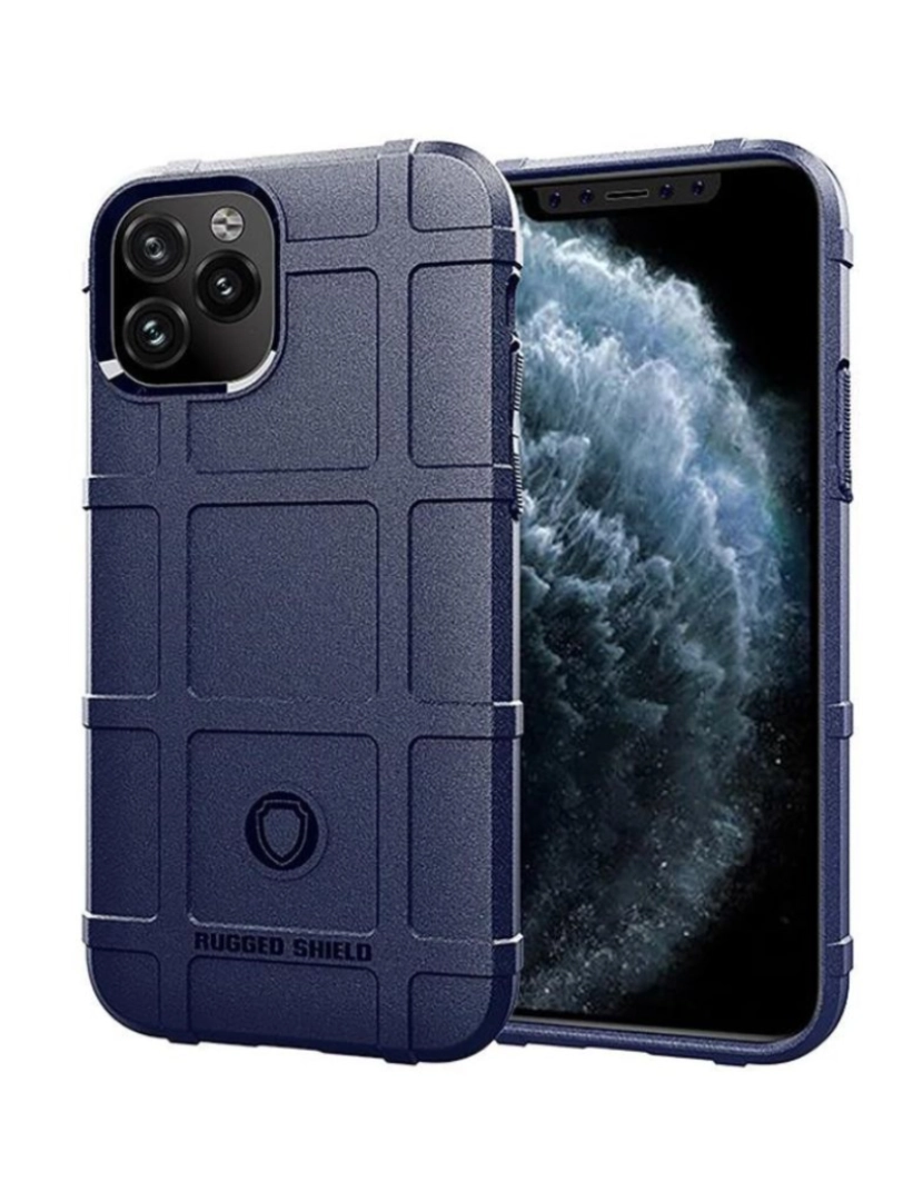 Antiimpacto! - Capa Rugged Shield para Iphone Xs Max Azul