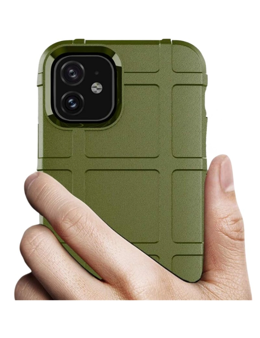 imagem de Capa Rugged Shield para Iphone Xs Max Verde2