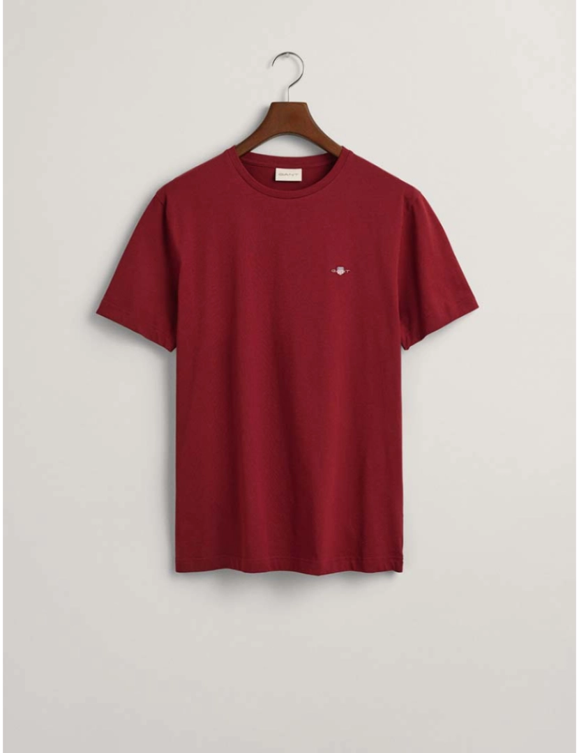 Gant - T-Shirt Homem Vermelho
