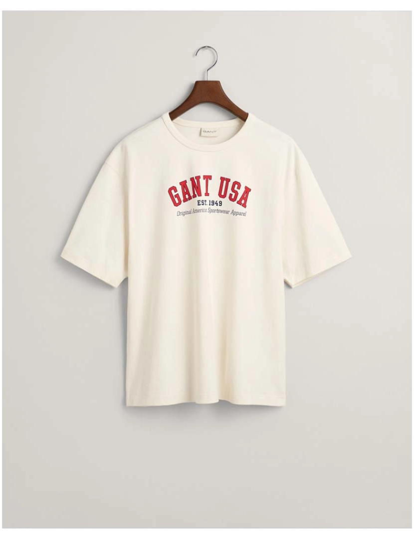 Gant - T-Shirt Homem cream
