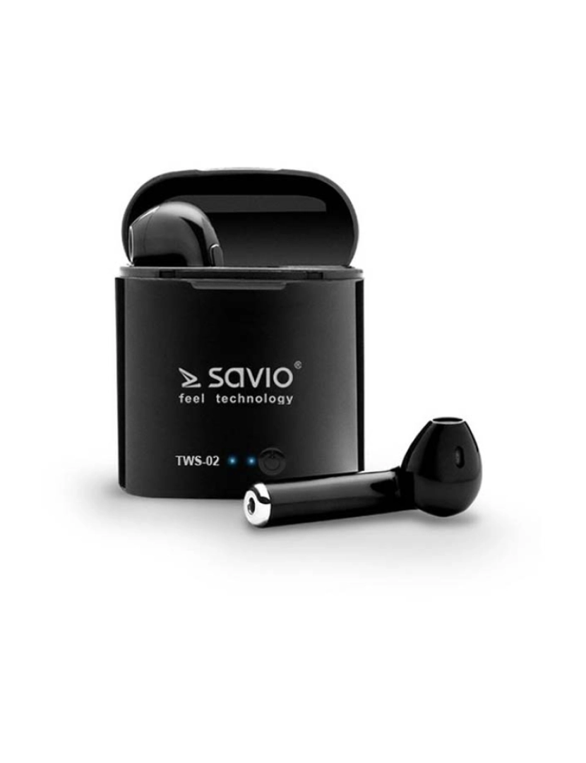 Savio - Auriculares In Ear Bluetooth Tws-02 Preto Grafite