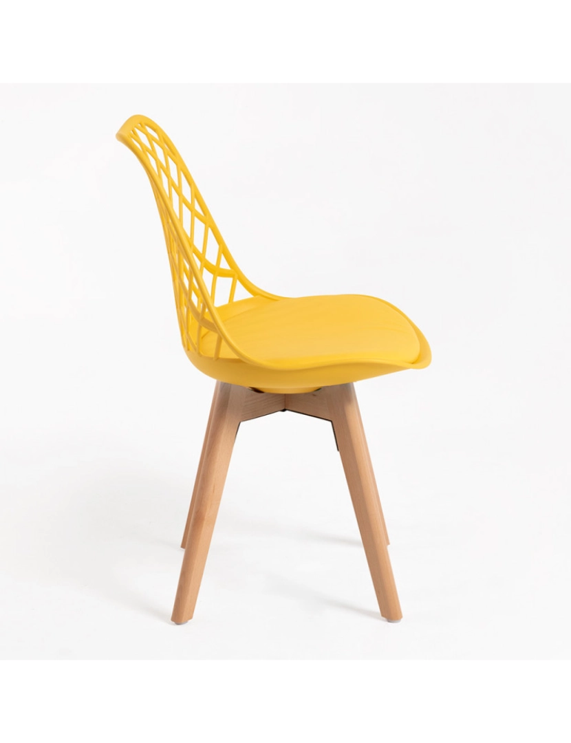 imagem de Pack 4 Cadeiras Mima - Amarelo2