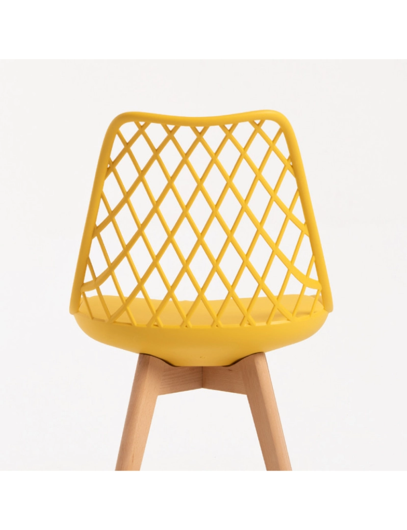 imagem de Pack 4 Cadeiras Mima - Amarelo4